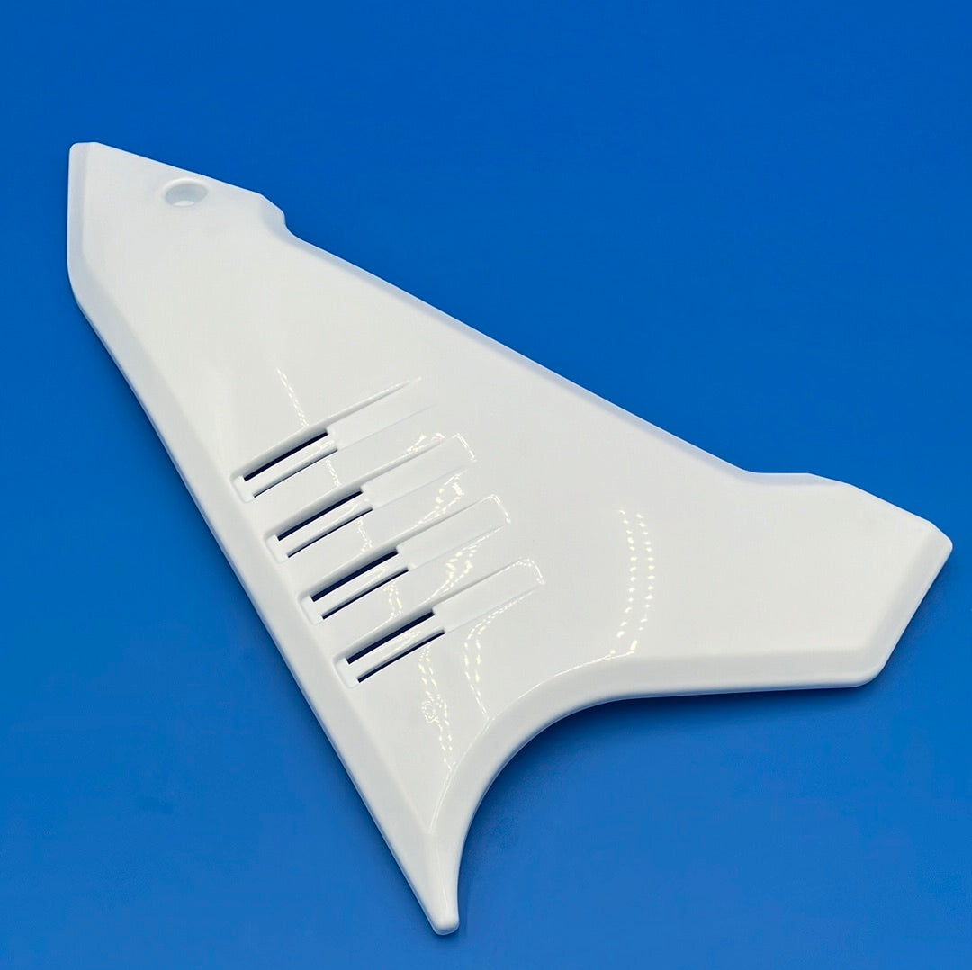 RTX-1 Left Battery Cover part# 149white