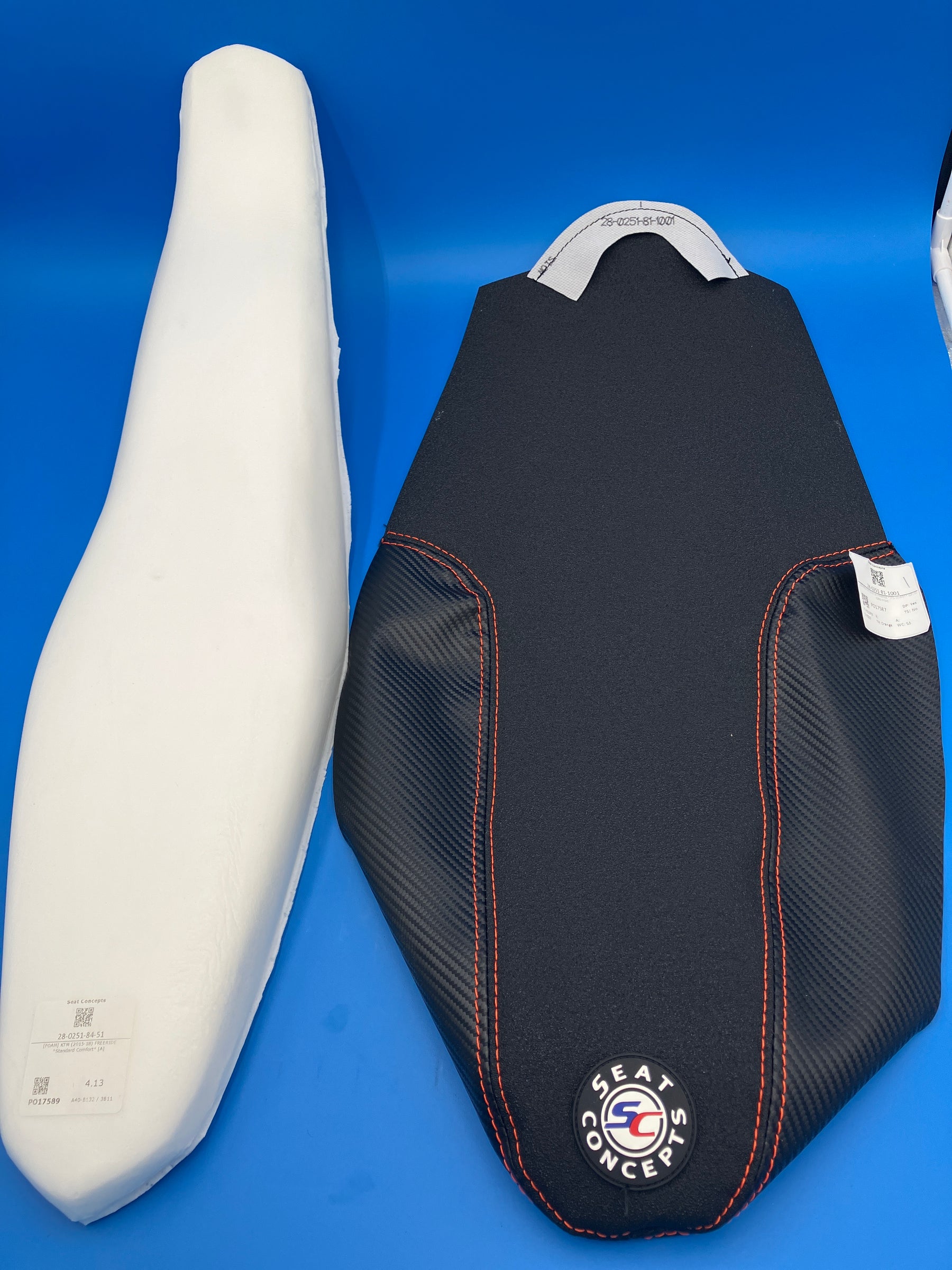 RTX-2 Standard height, aftermarket seat foam and cover by Seat Concepts