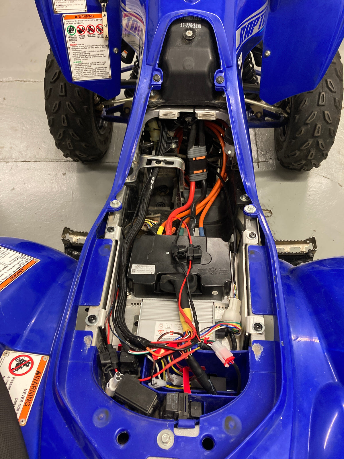 2020 96v Yamaha Raptor.