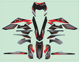 RTX-1  Red Decal Set  (for black plastic)