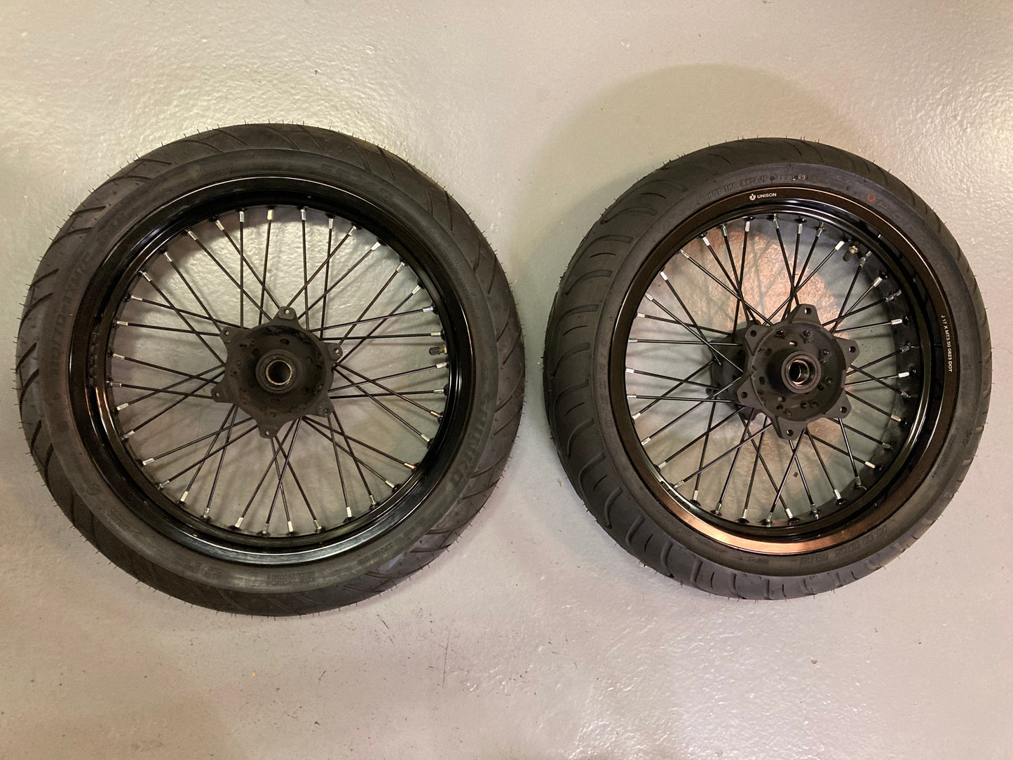 RTX-1 & RTX-2  17” Supermoto Wheel and Tire Set